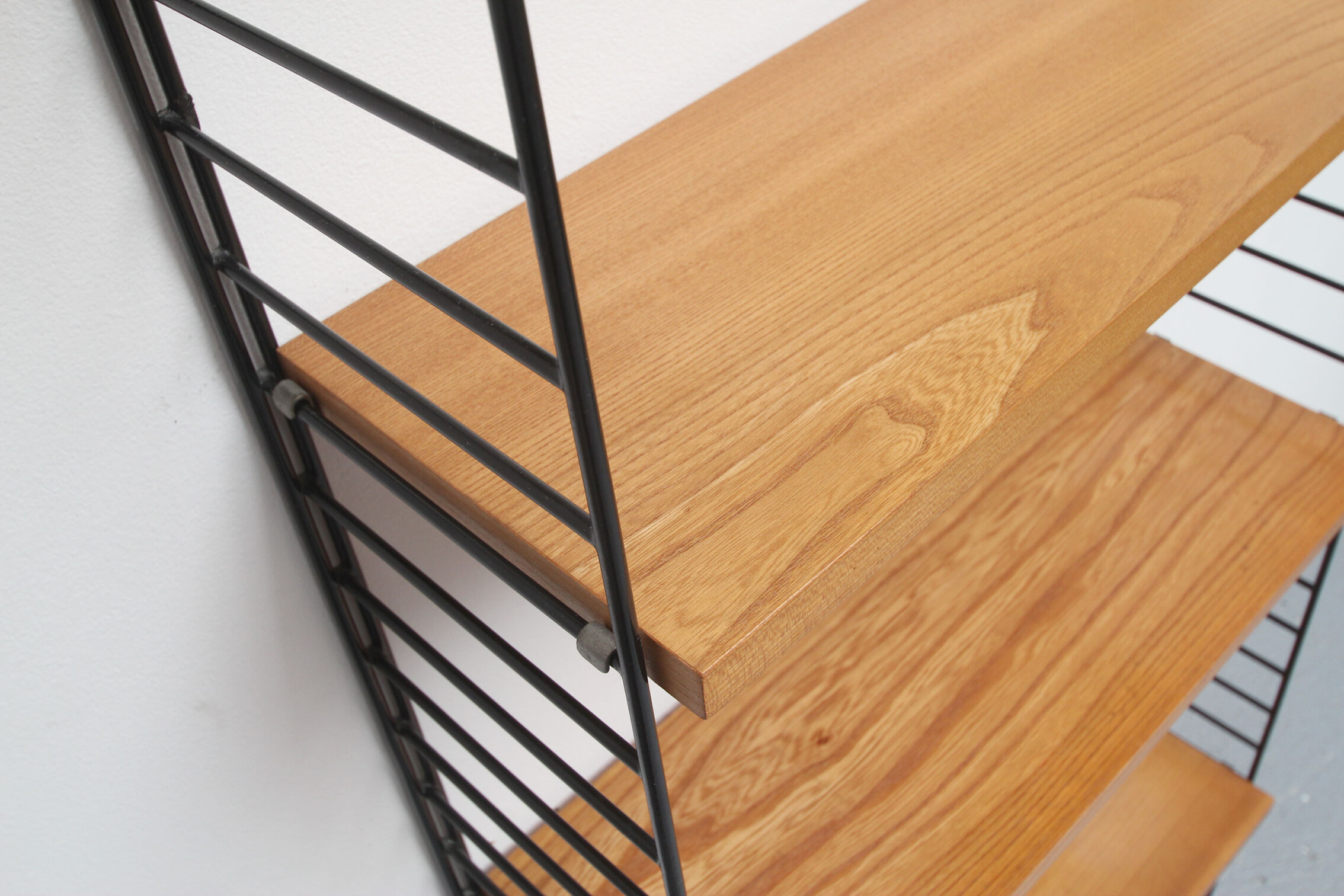 1960s wall unit in ash, Nisse Strinning for String