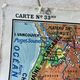 Old school map United States physical and political