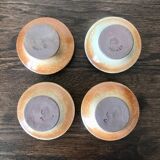 Set of 4 stoneware egg cups