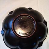 West Germany ceramic dish, fruit cut