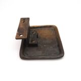 Mid Century solid Bronze Cast brutalist Door Handle