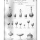 Baccarat set of 35 crystal glasses + 2 flower model carafes 9157 from 1907