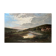 Large painting dated 1872 "Landscape with village by the river" signed