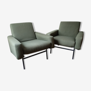 Pair of vintage G10 armchairs by Pierre Guariche for Airborne