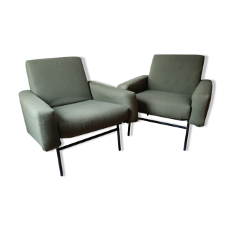 Pair of vintage G10 armchairs by Pierre Guariche for Airborne