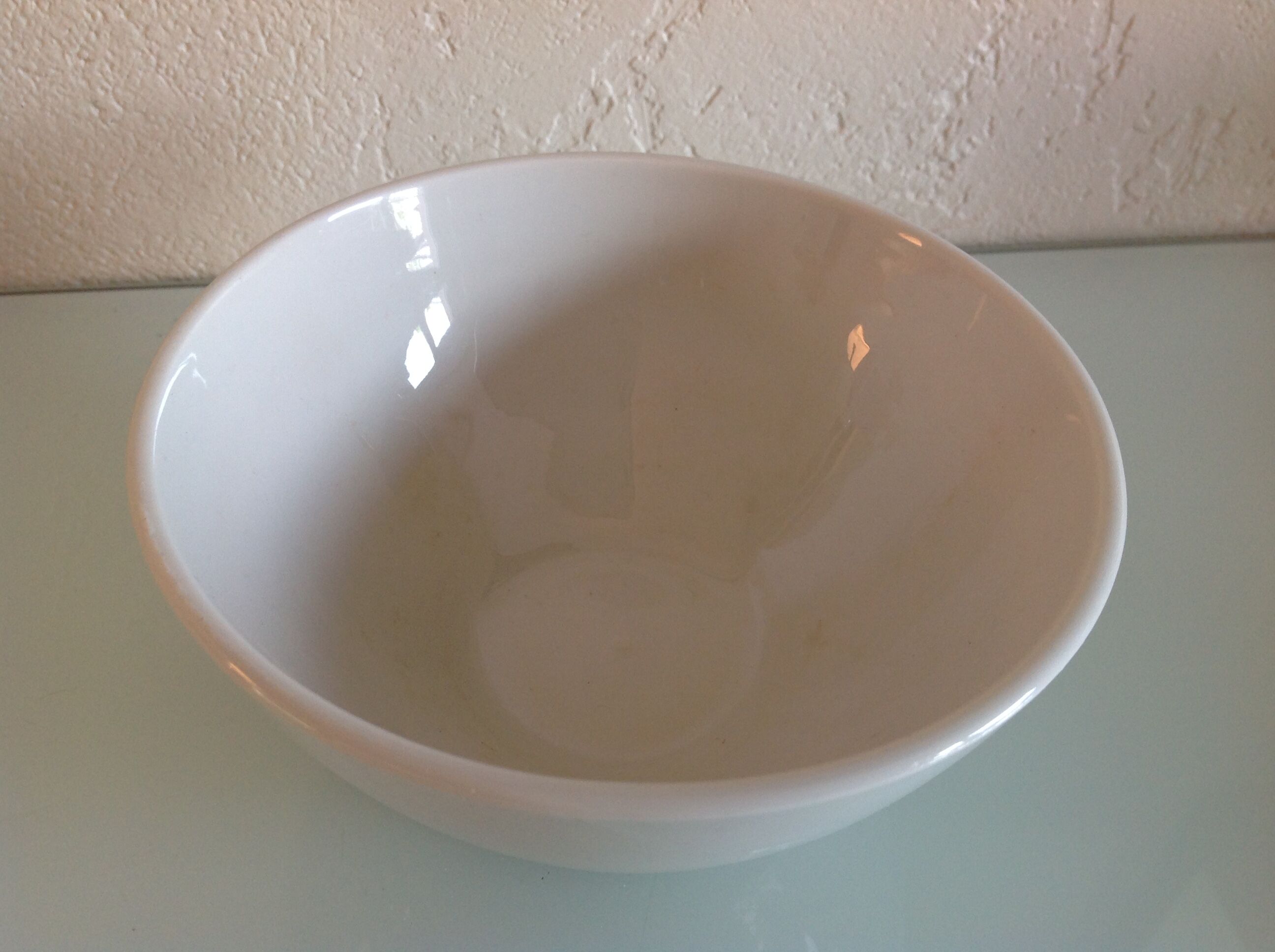 White bowl