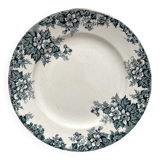 Round ironstone dish “Marie Louise” Saint Amand and Hamage