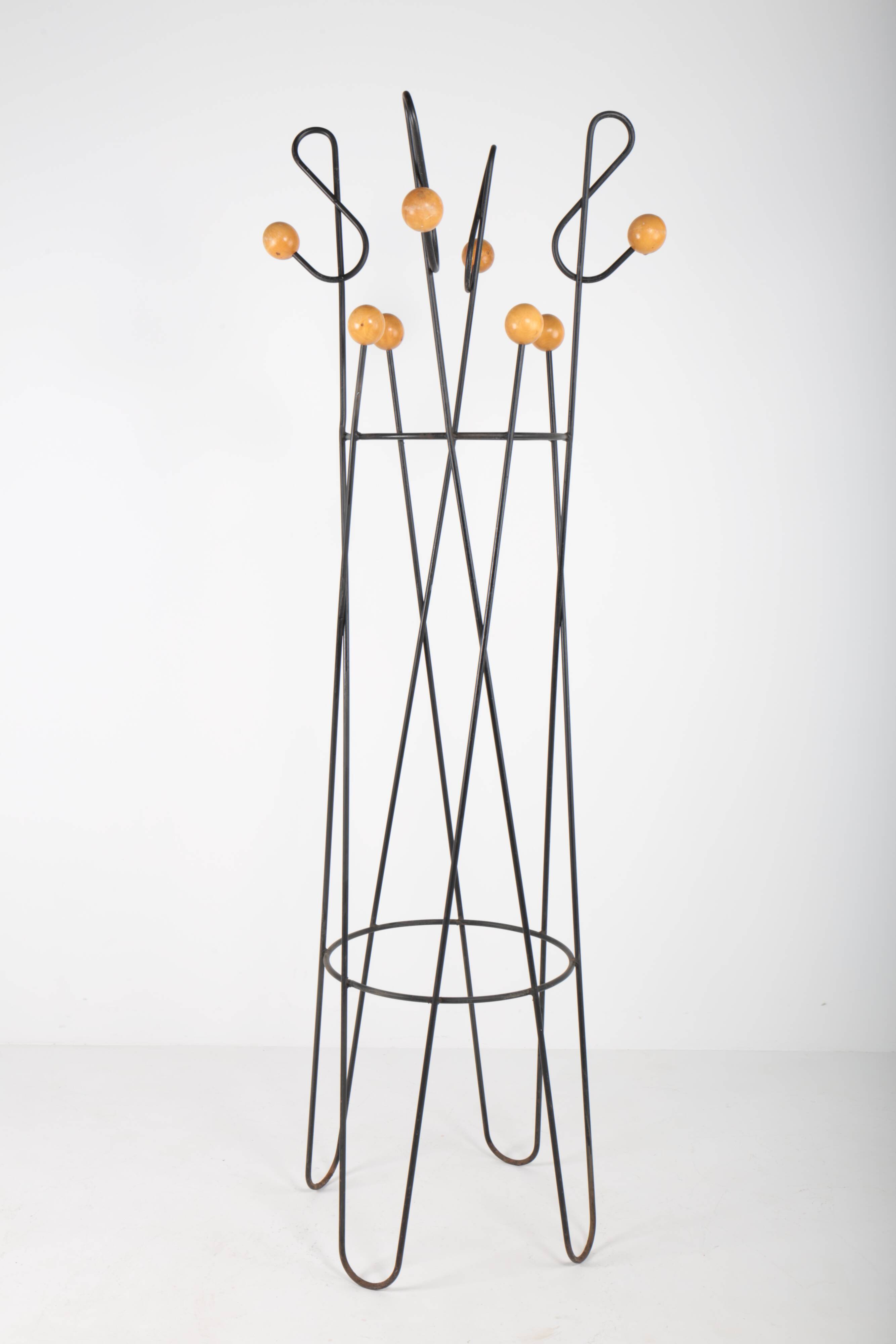 Clef de tre coat rack  1950s