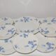 Set of 11 plates dessert and 1 dish of the pottery of onnaing