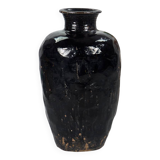 Vase ancien en céramique émaillée (vers 1850)