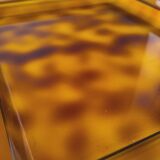 Lucite and gold metal tray by Christian Dior