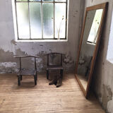 Pair of Ivory Coast chairs 50s