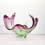 Murano vintage multicoloured bowl with organic design, Italy, 1960s