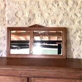 Large Art Deco wooden mirror
