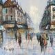Signed painting by Duchamp on a Parisian street.
