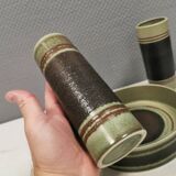 Trio of ceramics, consisting of two vases and a bowl/dish