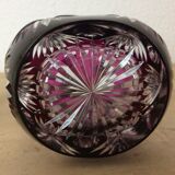 Val Saint Lambert double-layer red cut crystal carafe