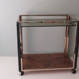 Vintage Italian beverage cart in the style of Romeo Rega, 1970