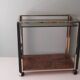 Vintage Italian beverage cart in the style of Romeo Rega, 1970