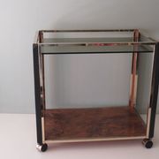 Vintage Italian beverage cart in the style of Romeo Rega, 1970