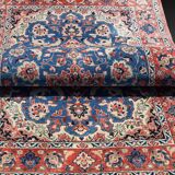 Tapis d'Orient d'Iran Ispahan Ancien : 0.98 X 1.62 Mètres