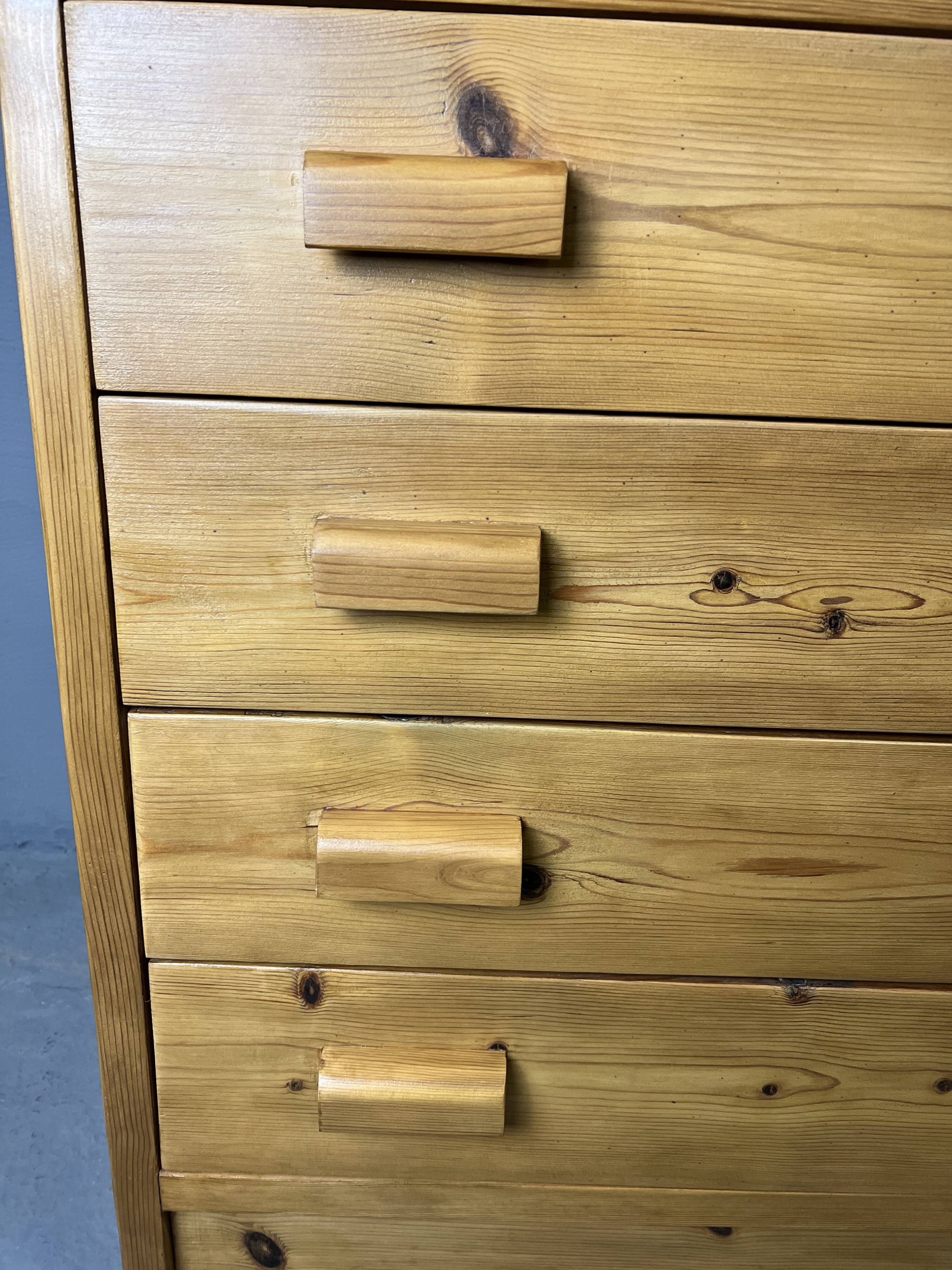 Pine chest of drawers 4 drawers, 80s