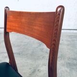 Mid-Century Scandinavian Modern Teak Dining Chairs, Set of 4