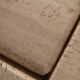 Italian travertine drop coffee table roche bobois, 1970