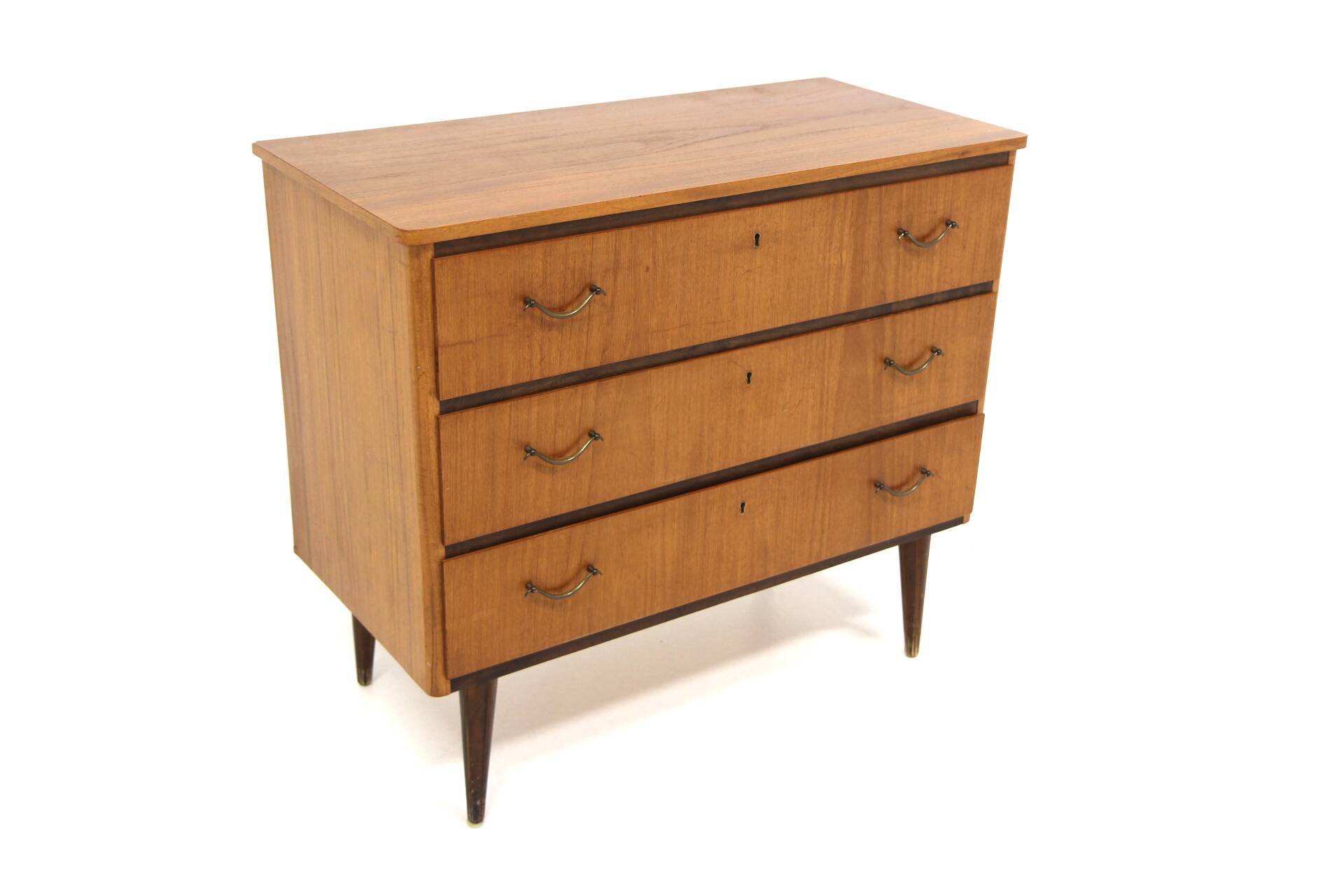 Scandinavian teak chest of drawers, Sweden, 1950