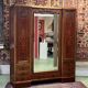 Dressing art deco walnut wardrobe