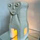Stone lamp by sculptor Albert Tormos