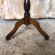 Sellette table appoint tripode bois tourné vintage