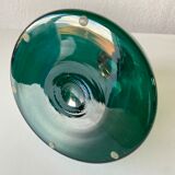 Blown glass vase signed holmegaard 1961