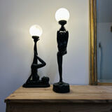 Pair of dancing lamps