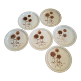 Assiettes plates vintage