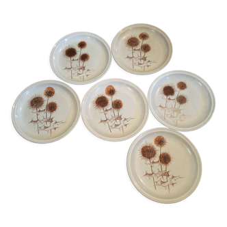 Assiettes plates vintage