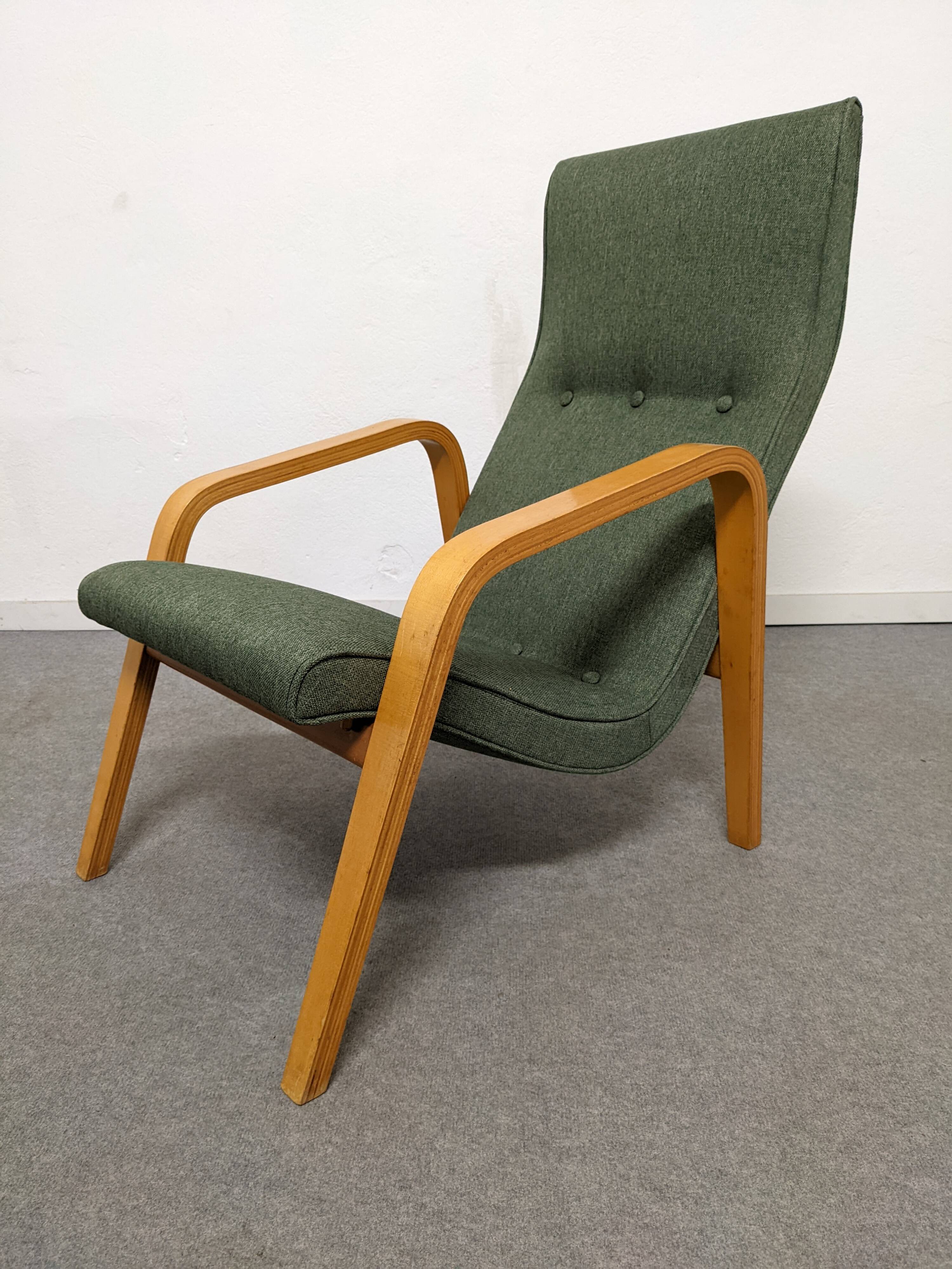 Paire de fauteuils Bow Wood des années 50/60