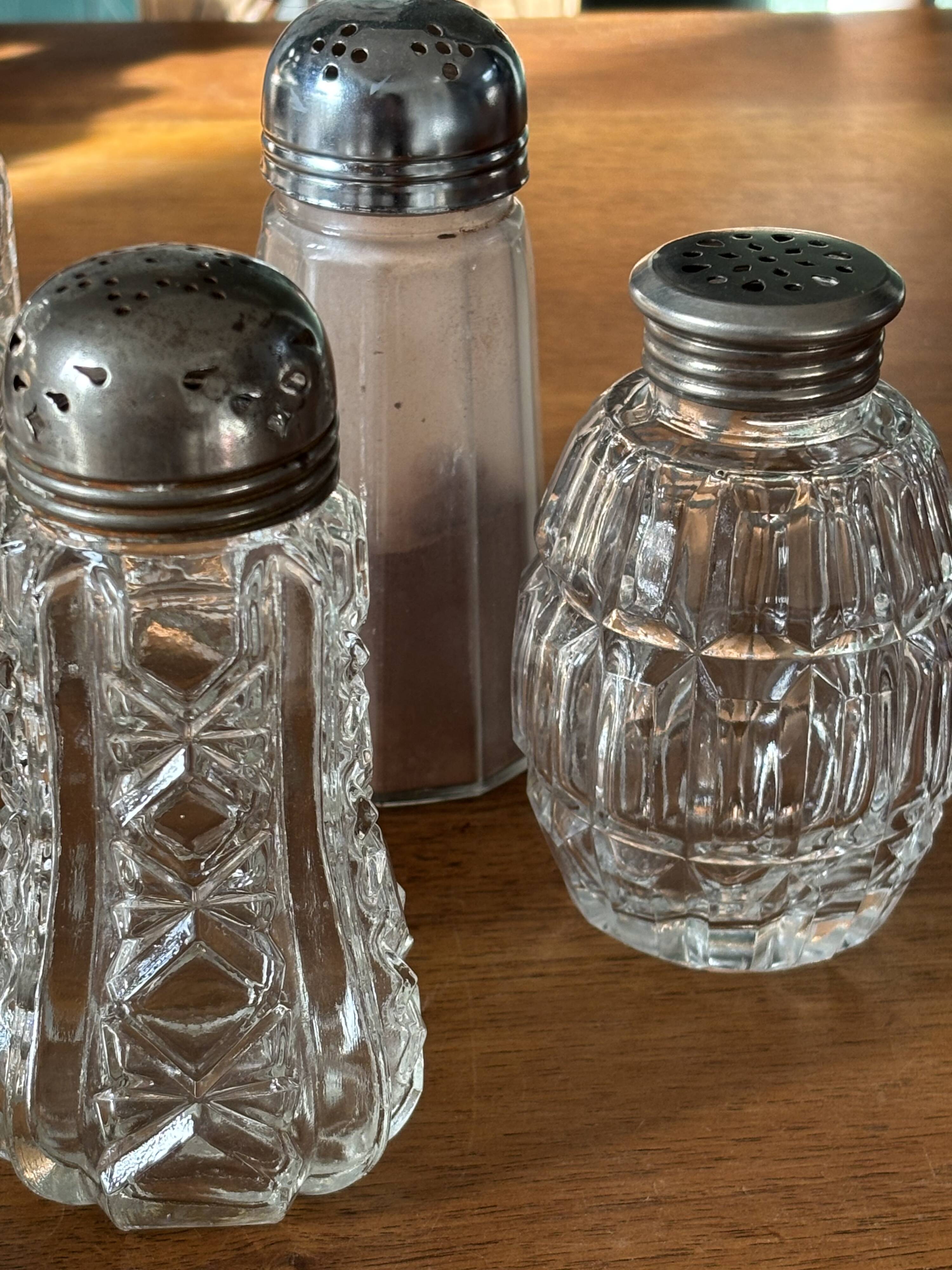 Collection of sugar shakers