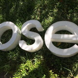 White plexi letters