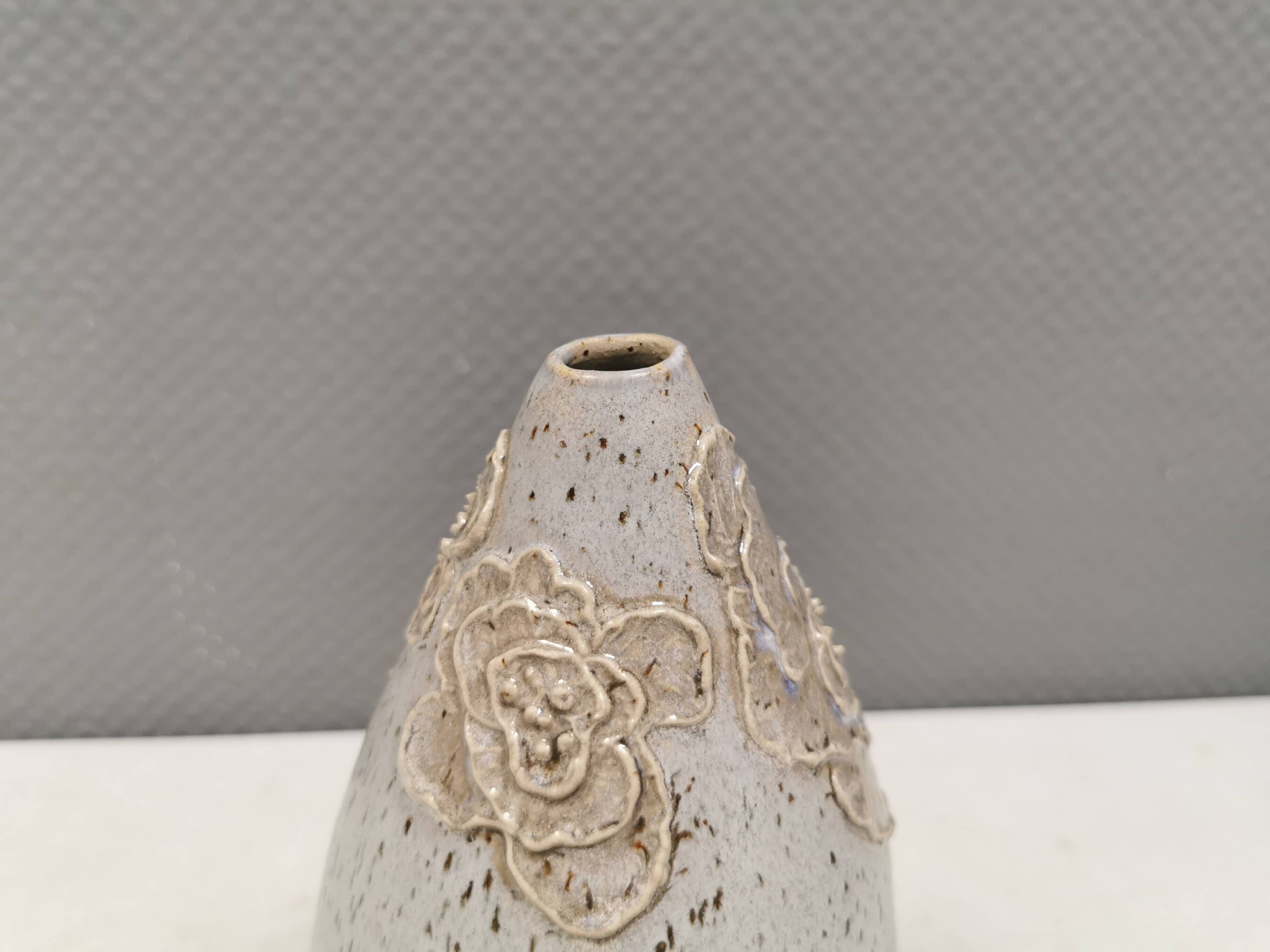 Handmade Danish ceramic vase.
