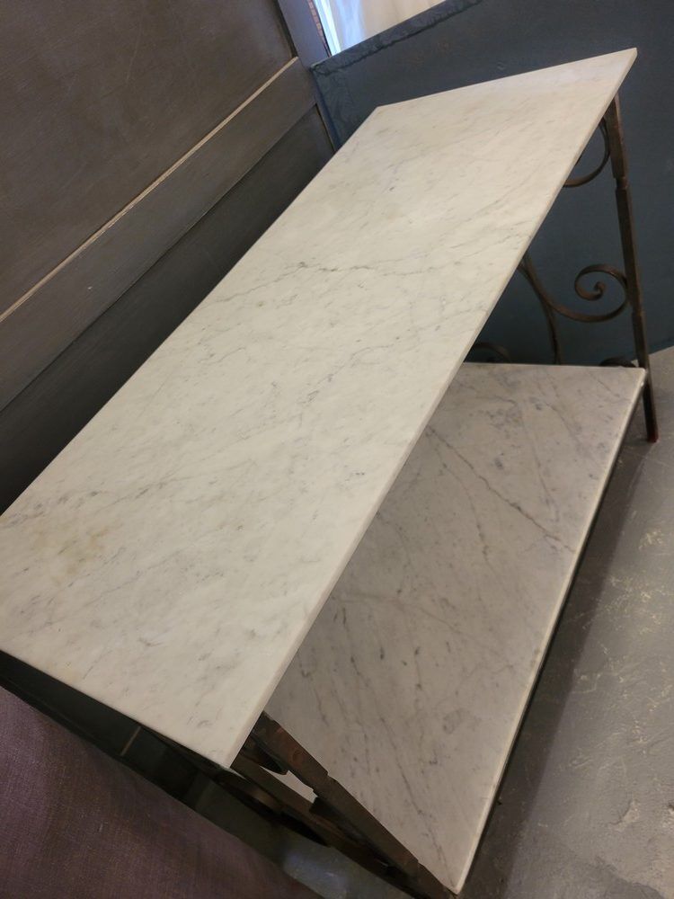 Console ou Etagère en fer forgé
