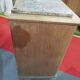Commode chêne dessus marbre année 1940-1950