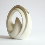 Vase cercles croisés de Roberto Rigon pour Bertoncello, Italie années 1970