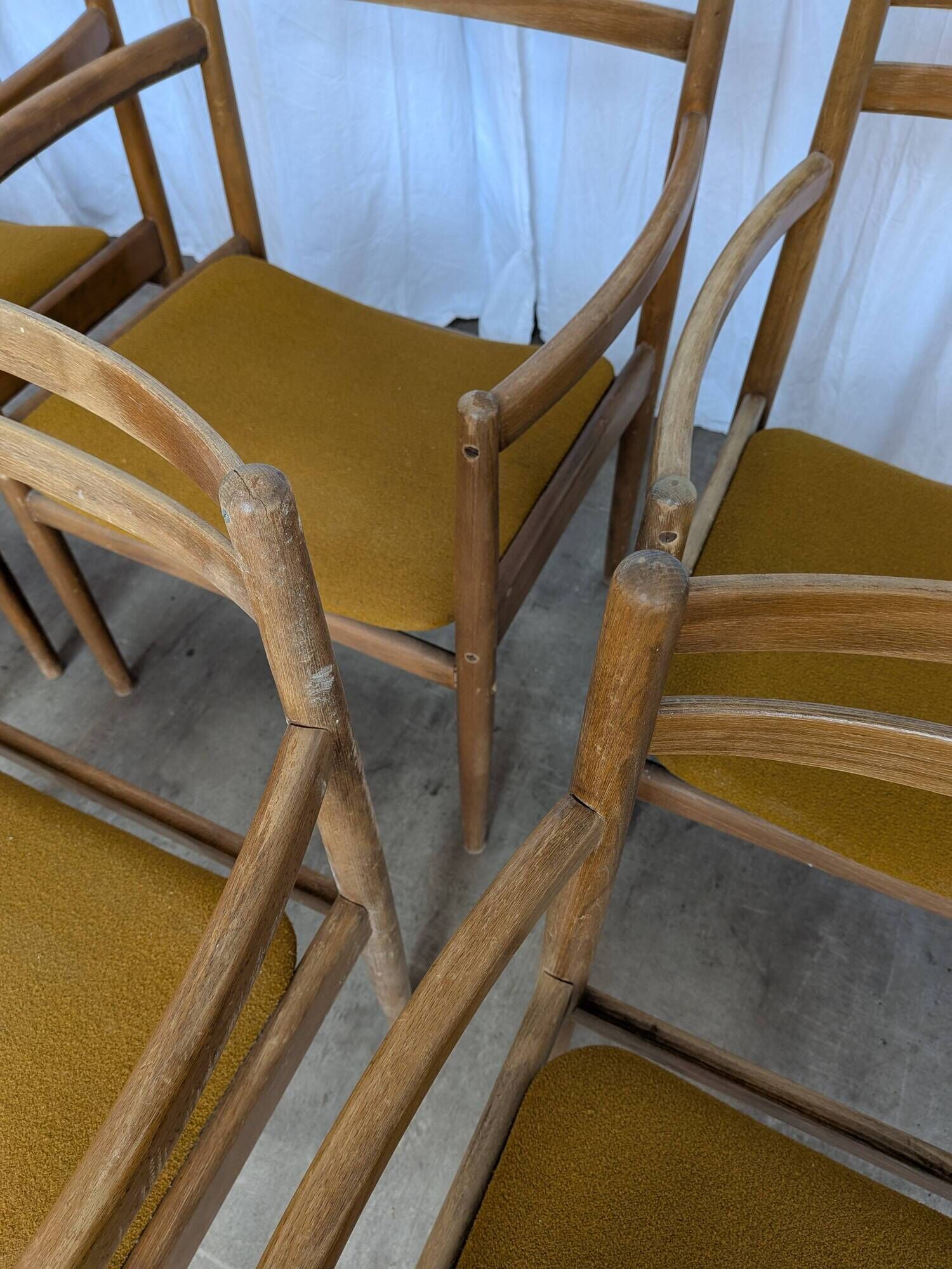 Set of 8 STOL Kamnik Armchairs / Yugoslav Mid Century Vintage Dining Chair