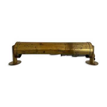 Petite applique simple cylindrique en laiton du milieu du siècle, années 1950, Allemagne
