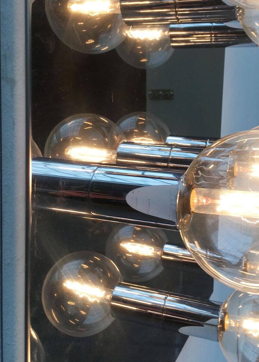 Vintage Space Age ceiling lamp by Motoko Ishii for Staff