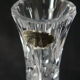 Vase soliflore cristal de bohème taillé main