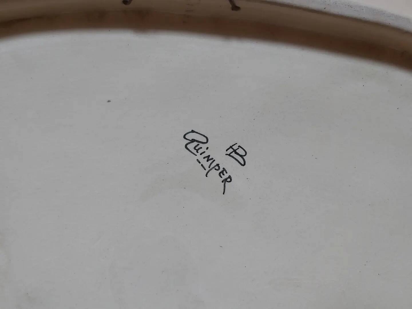 Quimper dish, pearl model