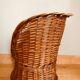 Vintage rattan / wicker armchair for children, 1970s