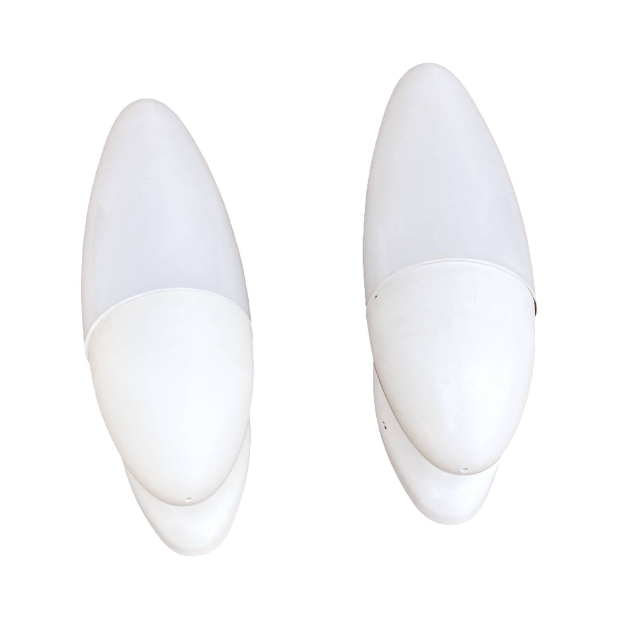 Pair of wall lamps, Elektrosvit Nové Zámky, Czechoslovakia, 1950s.